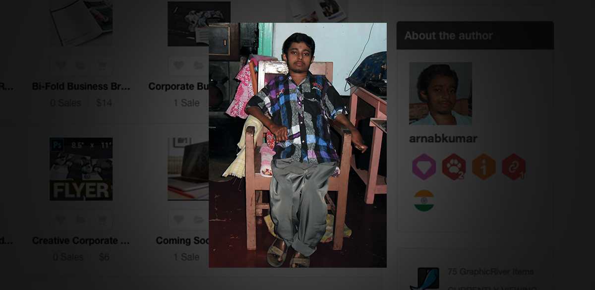 Arnab in chair